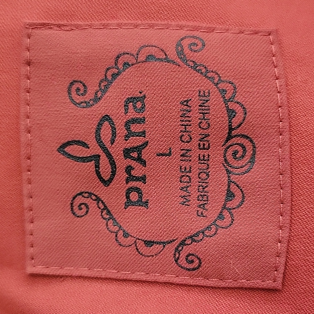 Prana Lightweight Hooded Jacket Terra Cotta Size Large - Picture 10 of 12